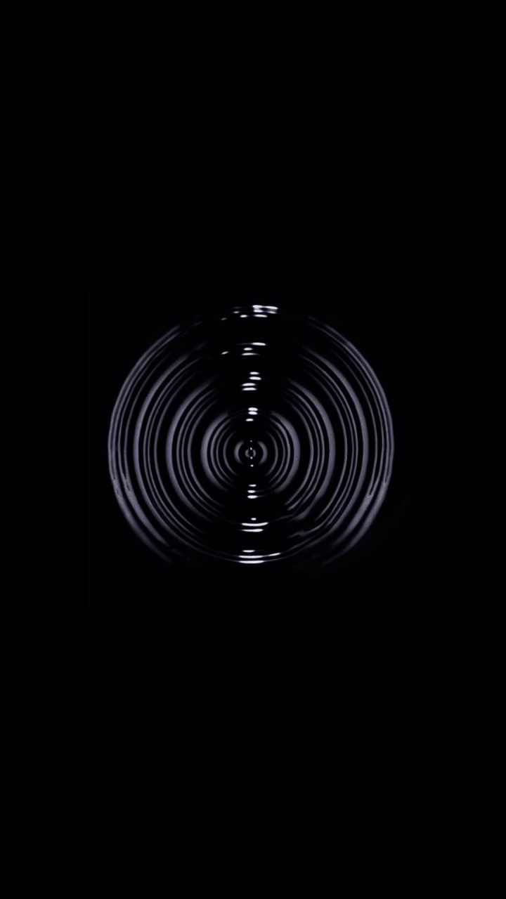 Black and White Round Illustration. Wallpaper in 720x1280 Resolution