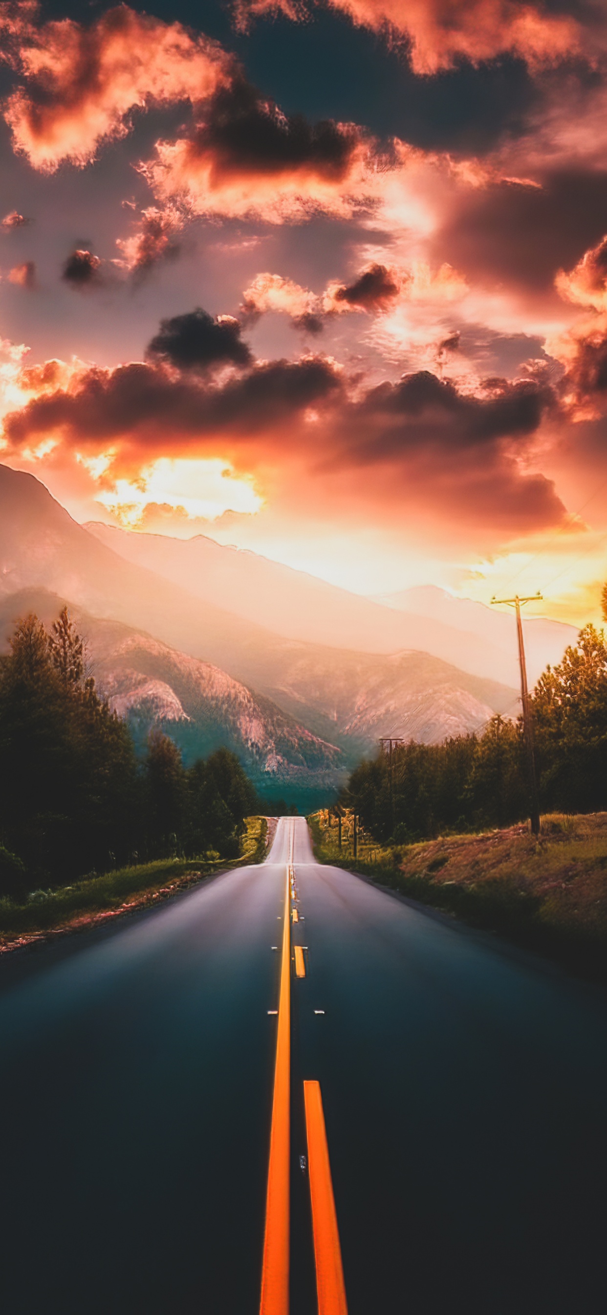 Cloud, Atmosphäre, Tageszeit, Ökoregion, Afterglow. Wallpaper in 1242x2688 Resolution