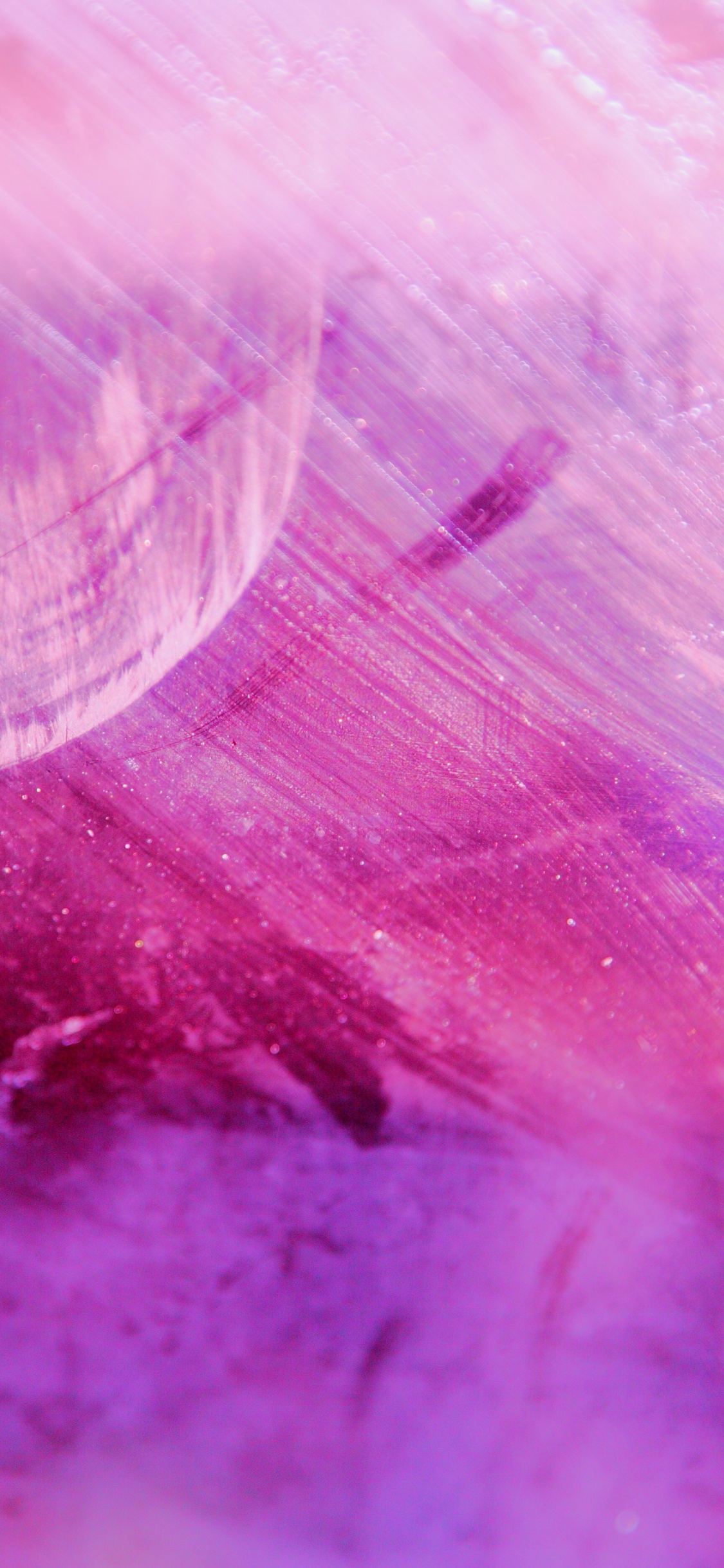 Rosa Und Weiße Abstrakte Malerei. Wallpaper in 1125x2436 Resolution