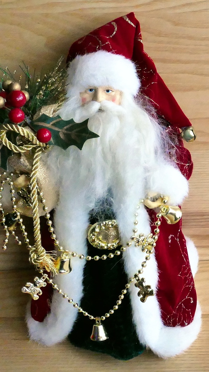 Santa Claus, Christmas, Christmas Ornament, Christmas Decoration, Human Resource. Wallpaper in 720x1280 Resolution