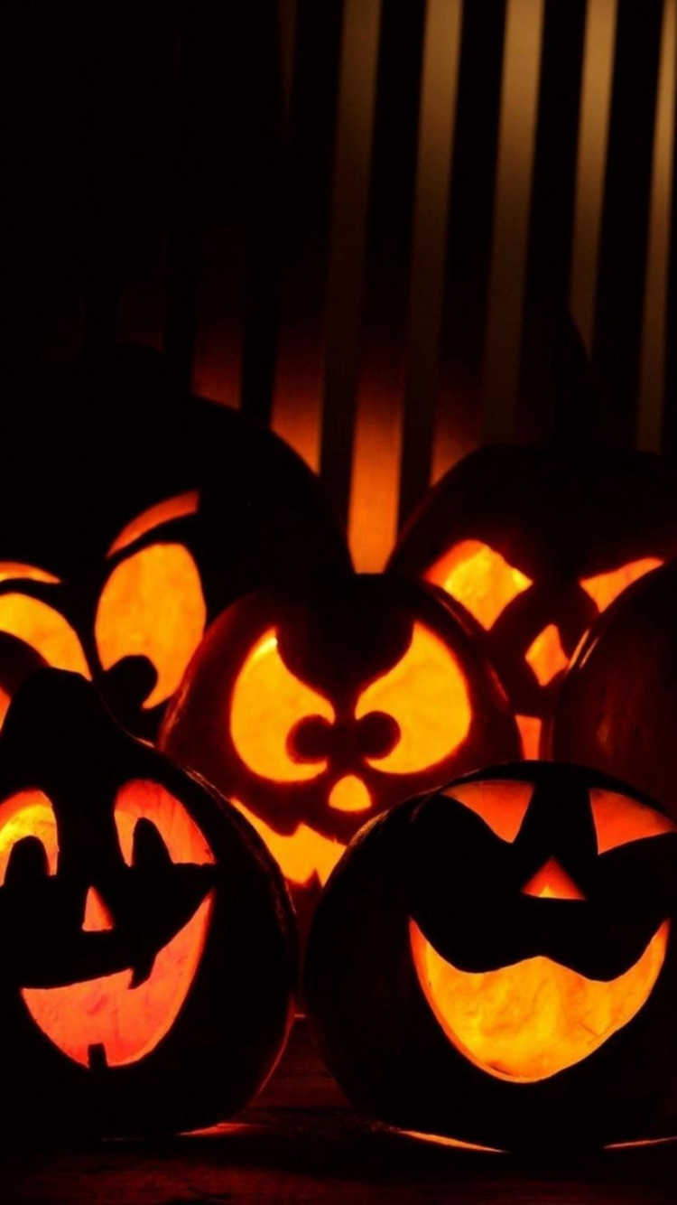 Calabaza, Talla, Halloween, Calabazas De Halloween, Jack O'lantern. Wallpaper in 750x1334 Resolution