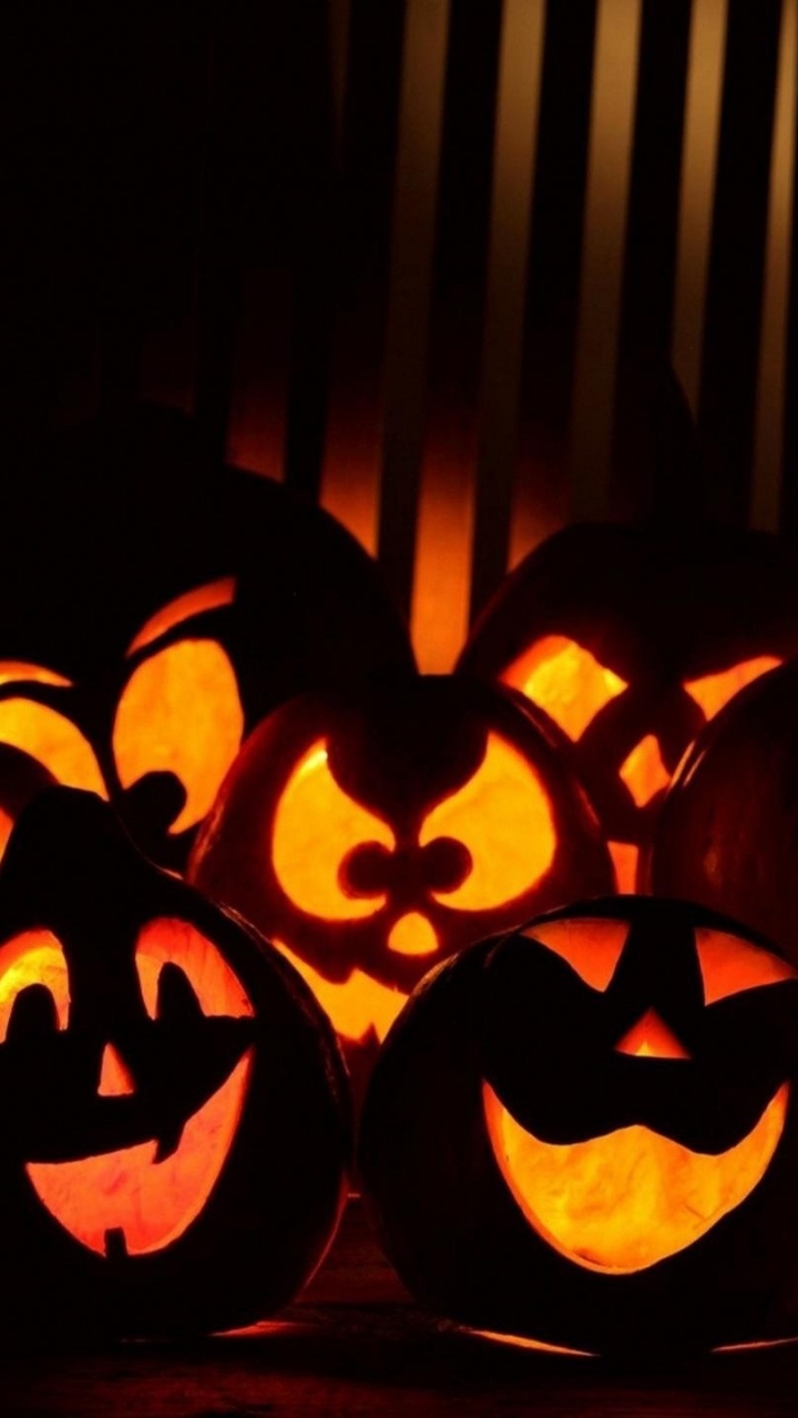 Citrouille, Calabaza, Halloween, Citrouilles D'Halloween, Jack o Lantern. Wallpaper in 720x1280 Resolution