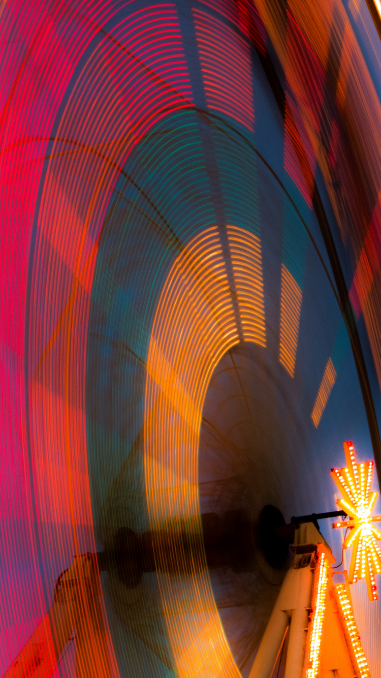 旗鱼OS股票, 安卓, 色彩, 橙色, 楼梯 壁纸 750x1334 允许