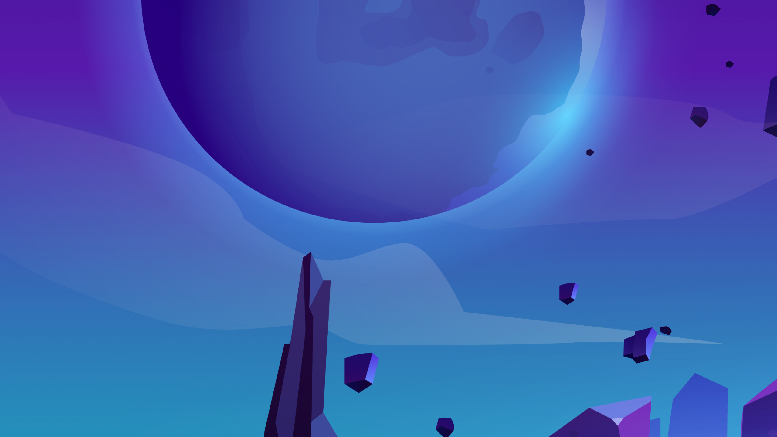 Außerirdisches Leben, Vektor-Grafiken, Illustration, Planet, Vektor. Wallpaper in 2560x1440 Resolution