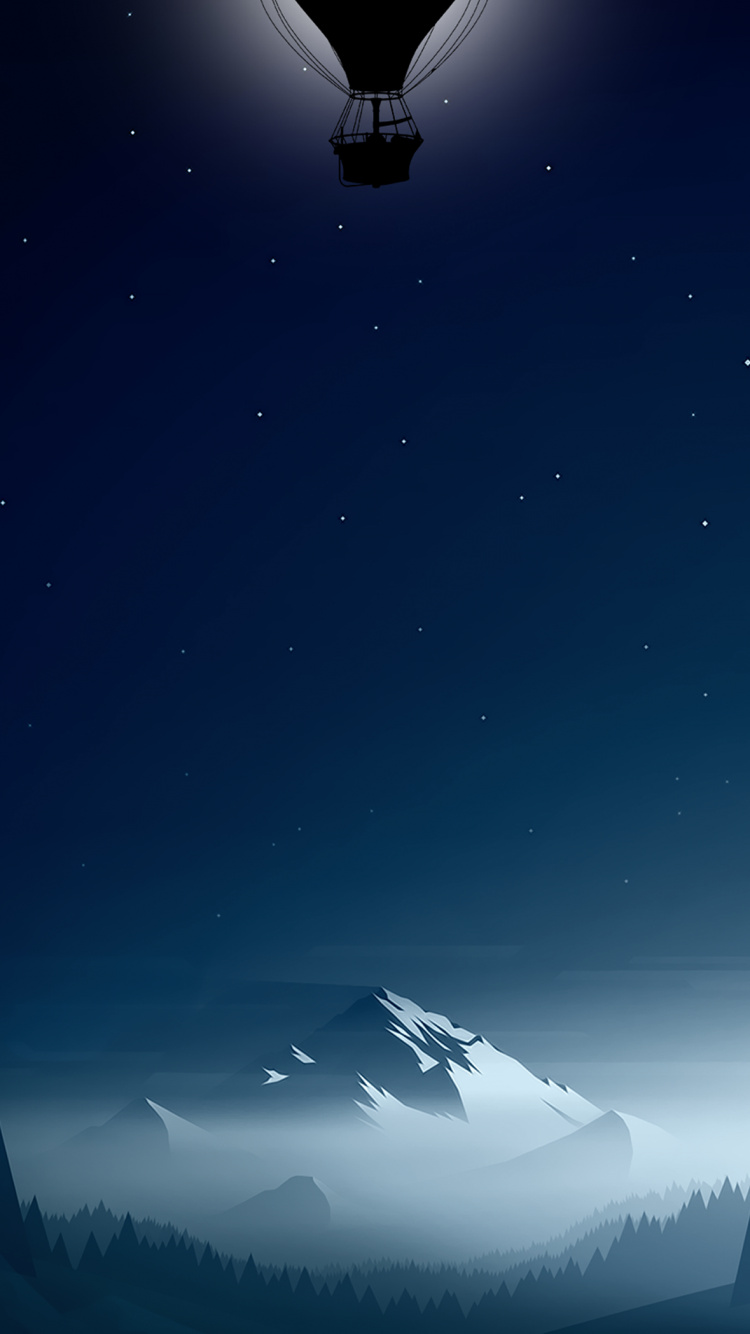 Minimalisme, Atmosphère, Lumière, Nature, Noir. Wallpaper in 750x1334 Resolution