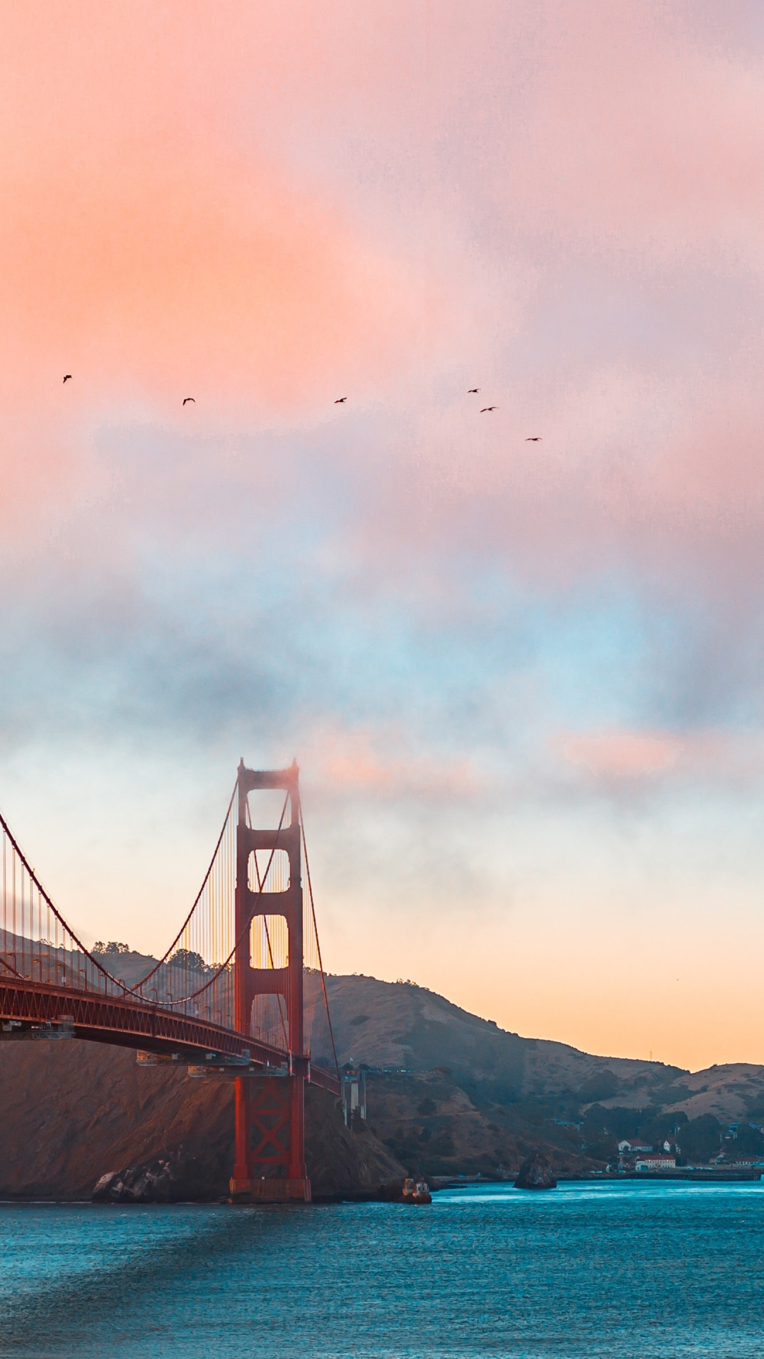 Puente Golden Gate, Puente Colgante, Puente, Agua, Ambiente. Wallpaper in 1080x1920 Resolution