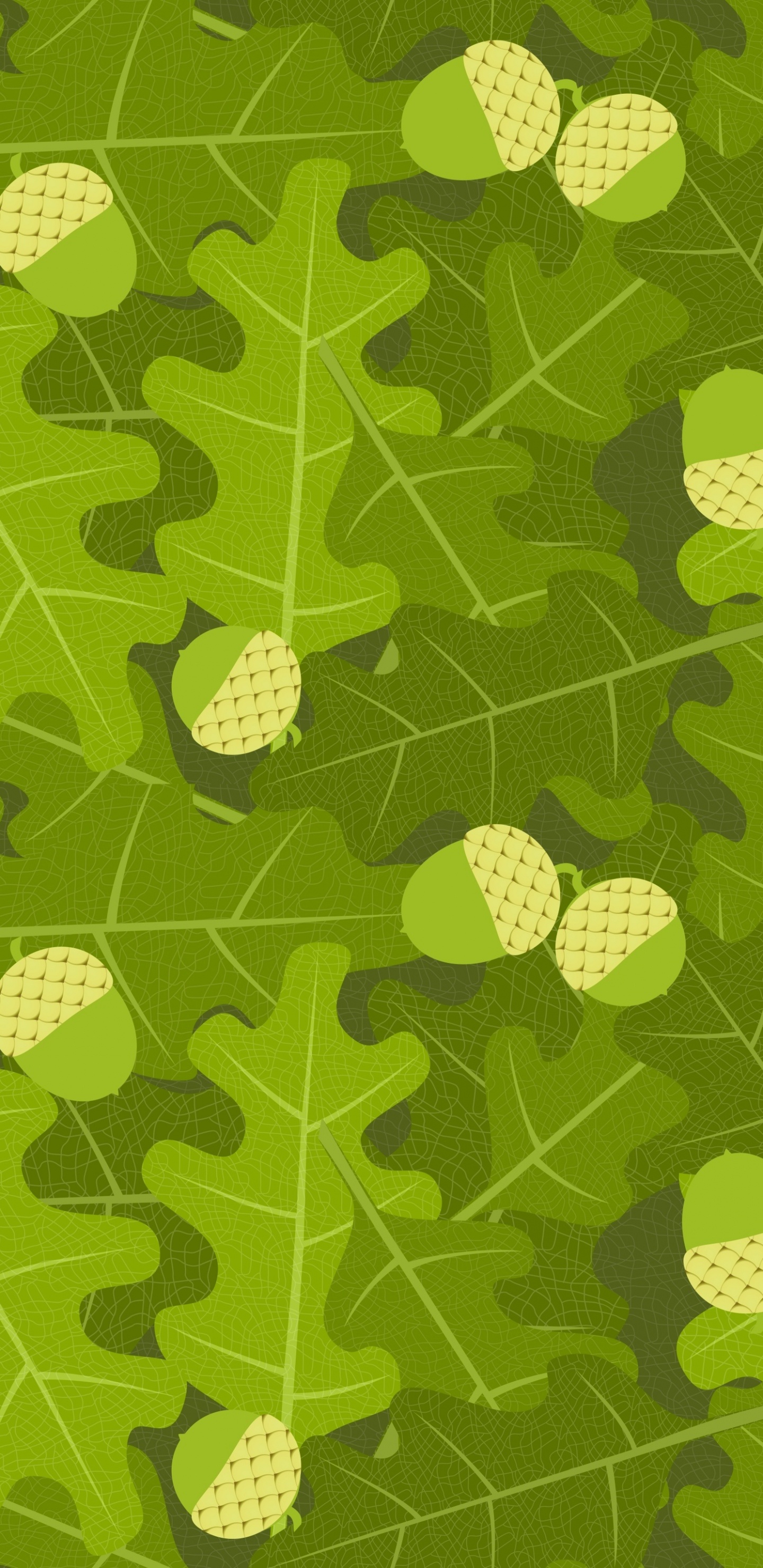 Green and White Polka Dot Textile. Wallpaper in 1440x2960 Resolution