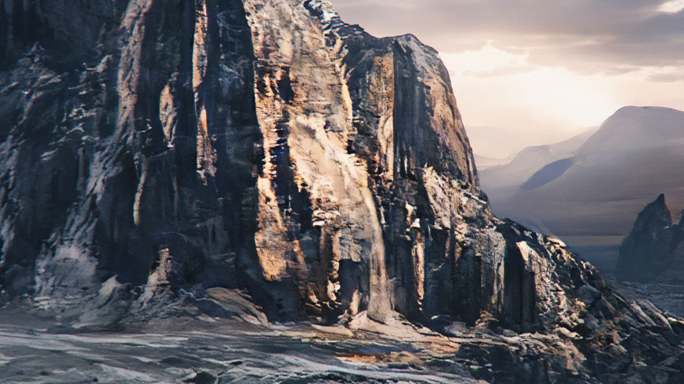 Montaña, Naturaleza, la Luz Del Sol, Las Formaciones Montañosas, Capa de Hielo. Wallpaper in 1366x768 Resolution