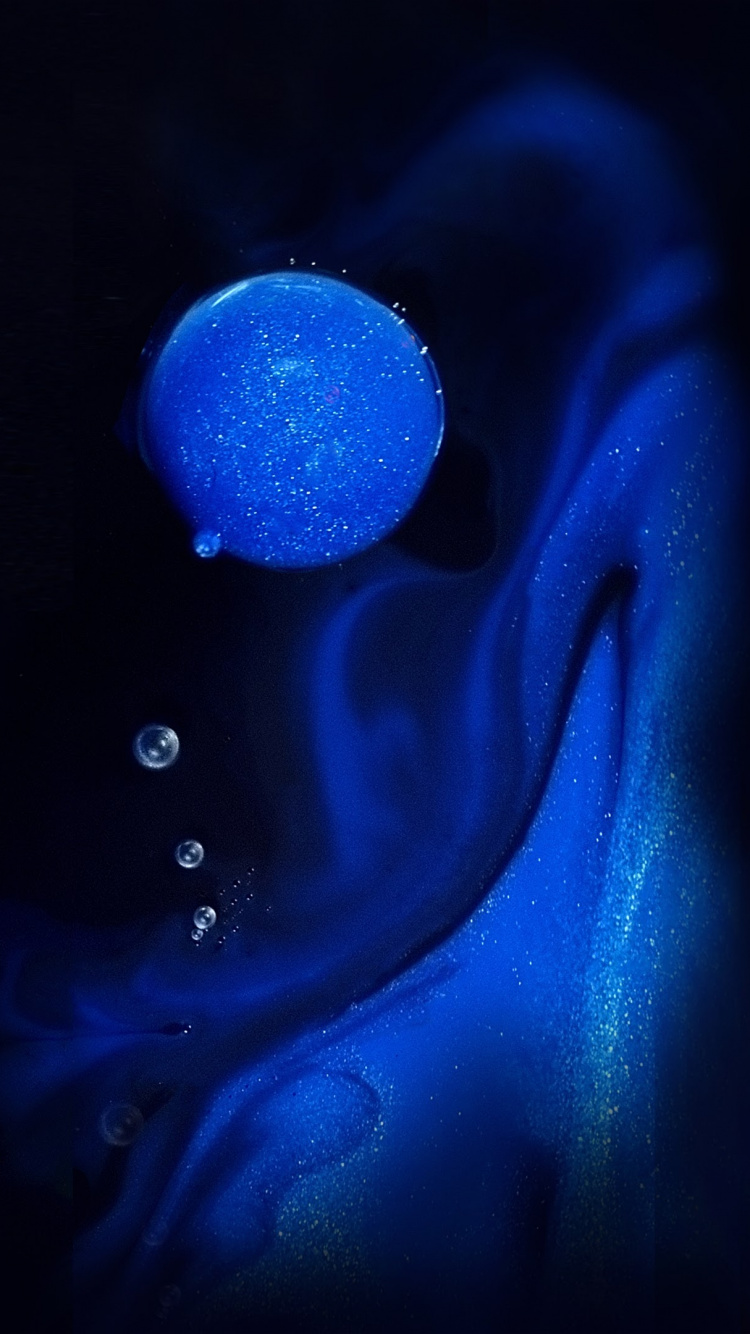 Huawei Maimang, 华为nova 4e, 安卓, Huawei Mate 10, 电蓝色的 壁纸 750x1334 允许