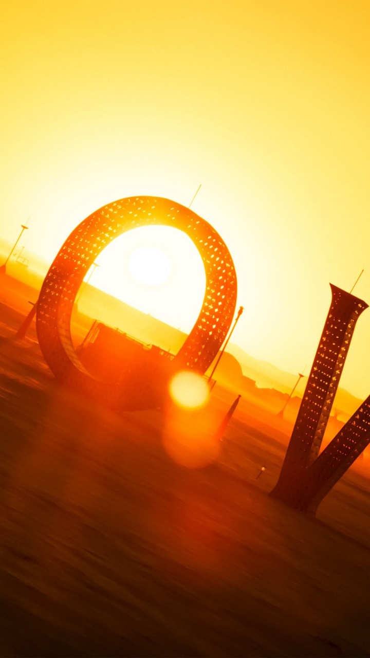 Sonnenuntergang, Orange, Sonne, Licht, Gelb. Wallpaper in 720x1280 Resolution