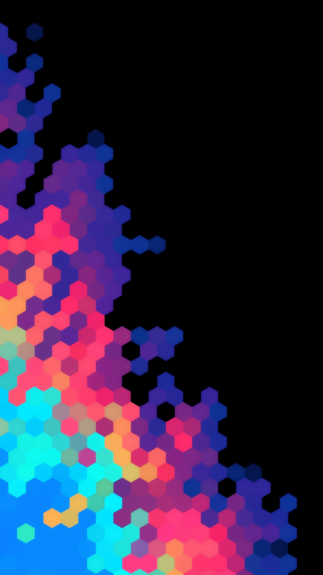 Art, Circle, Tints and Shades, Electric Blue, Pattern. Wallpaper in 1080x1920 Resolution