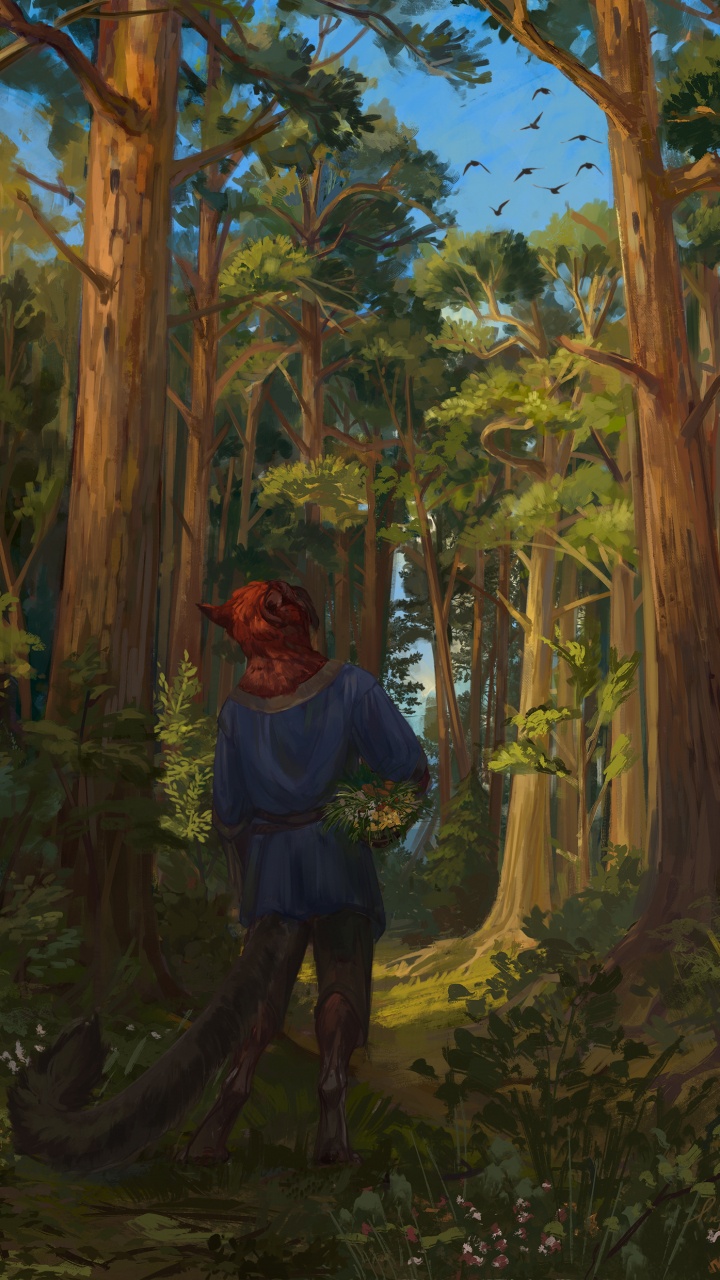 Hombre Con Camisa de Manga Larga Azul y Pantalón Negro de Pie Sobre el Campo de Hierba Verde. Wallpaper in 720x1280 Resolution