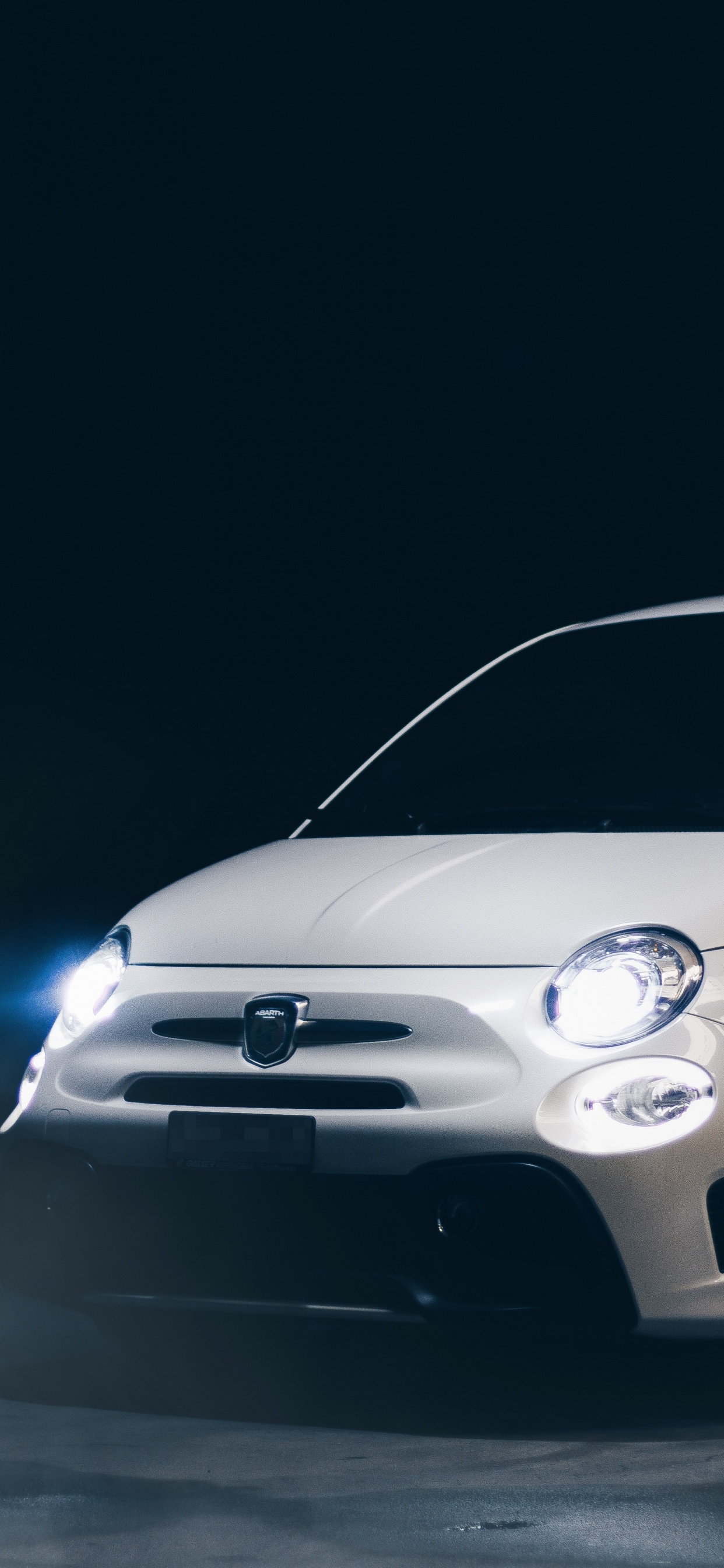 White Mercedes Benz c Class. Wallpaper in 1242x2688 Resolution