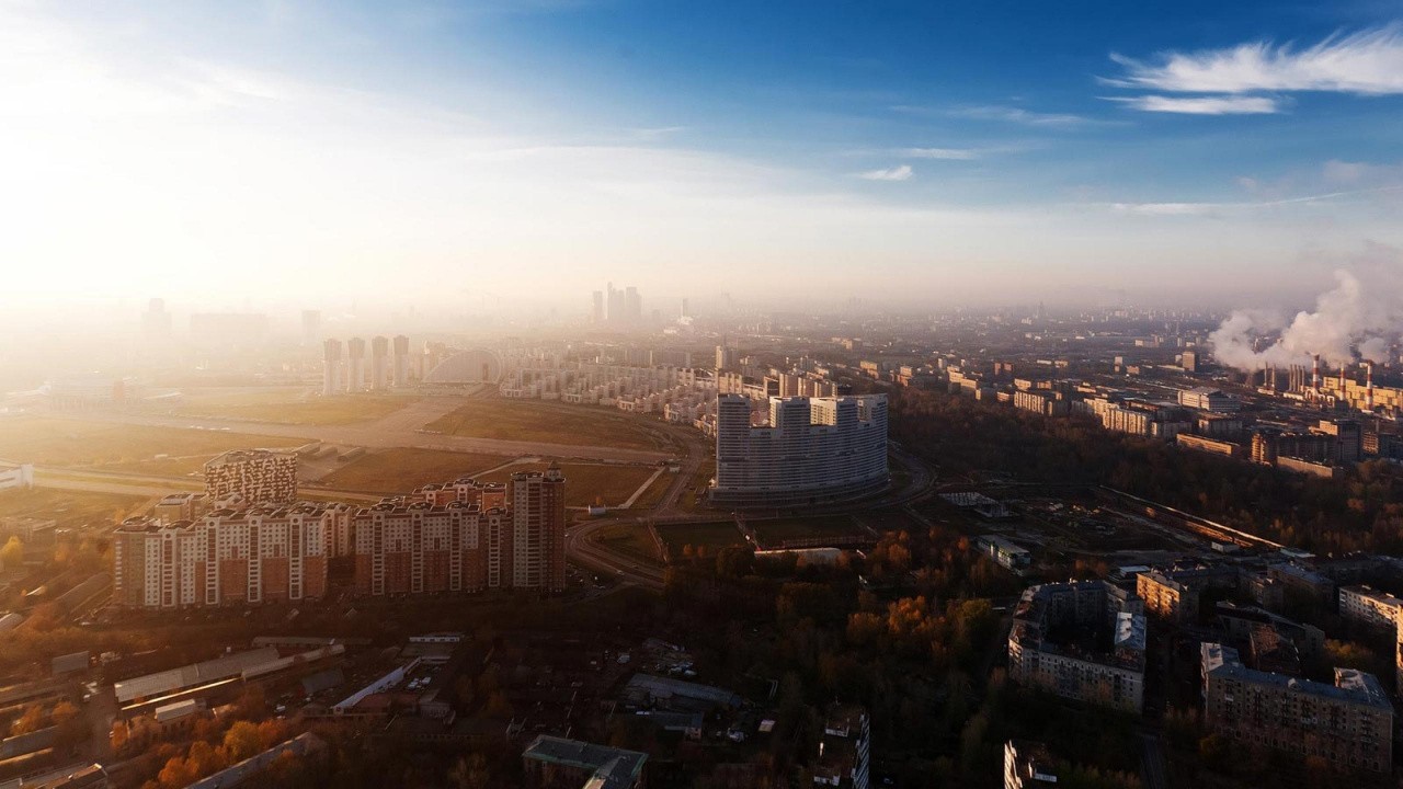 Aerial View of City Buildings During Daytime. Wallpaper in 1280x720 Resolution