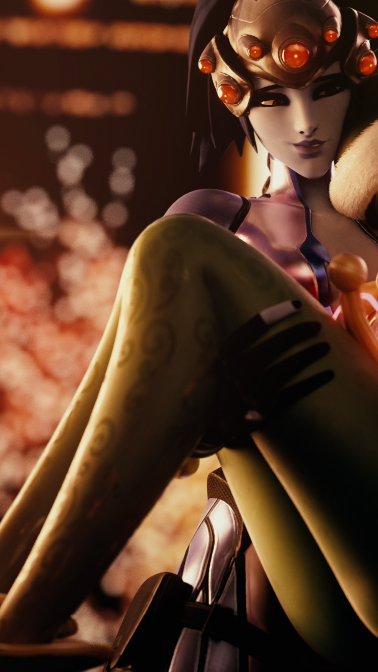 Overwatch Veuf, Lena Oxton, Overwatch, Miséricorde, Overwatch 2. Wallpaper in 750x1334 Resolution