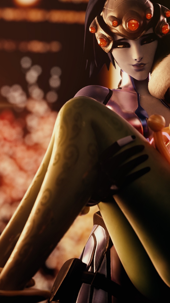 Overwatch Widowmaker, Lena Oxton, Supervisión, Misericordia, Supervisión 2. Wallpaper in 720x1280 Resolution