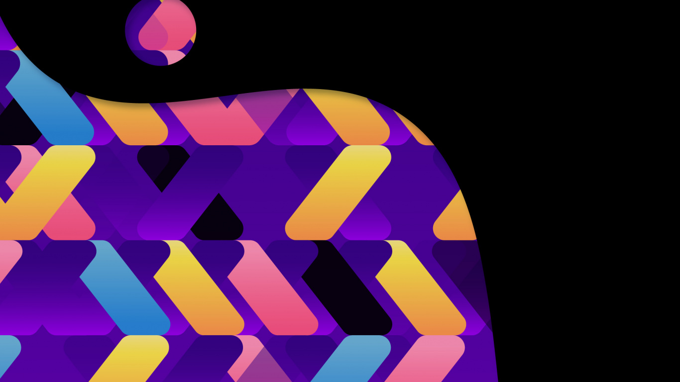 Dreieck, Grafik-design, Purpur, Veilchen, Visual-Effekt-Beleuchtung. Wallpaper in 1366x768 Resolution