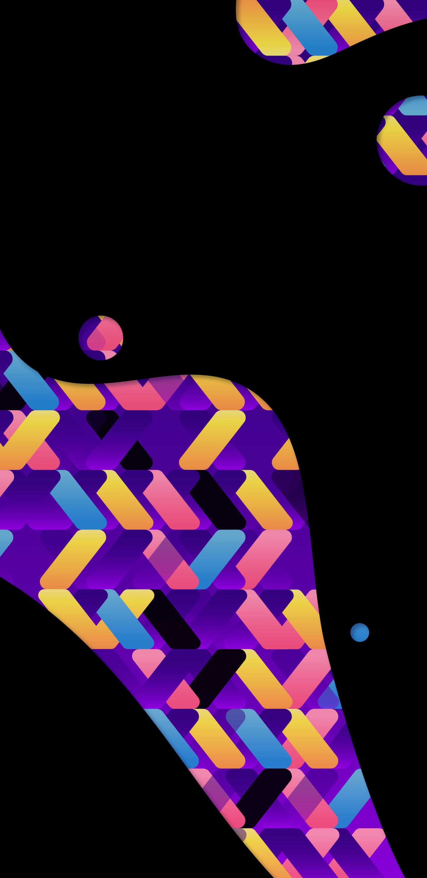 Dreieck, Grafik-design, Purpur, Veilchen, Visual-Effekt-Beleuchtung. Wallpaper in 1440x2960 Resolution