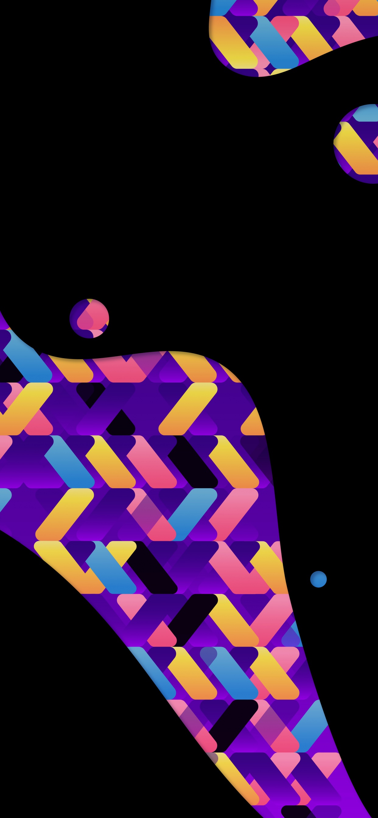 Triangle, Graphisme, Purple, Violette, L'effet Visuel de L'éclairage. Wallpaper in 1242x2688 Resolution