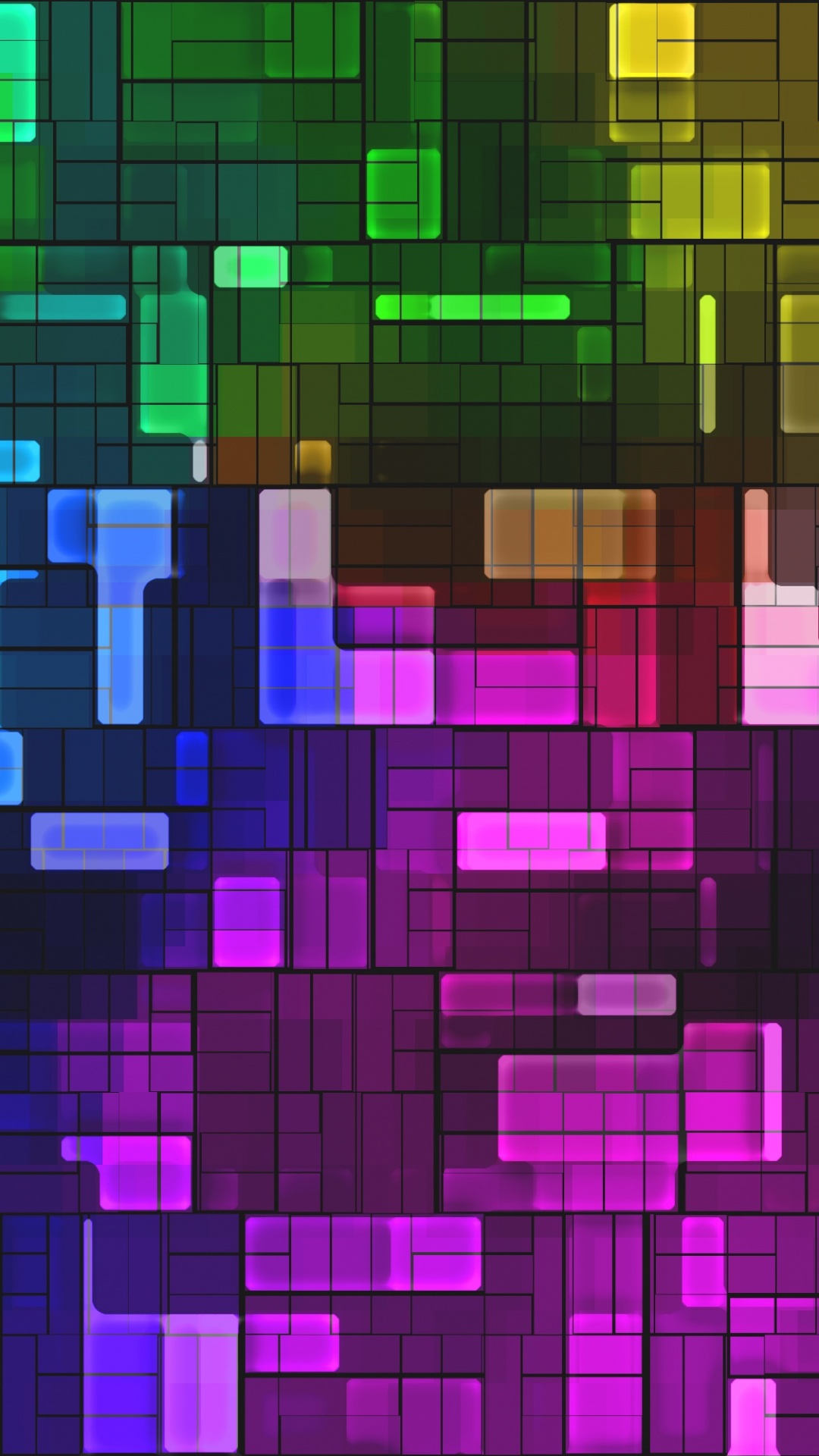 Green and Purple Abstract Painting. Wallpaper in 1080x1920 Resolution