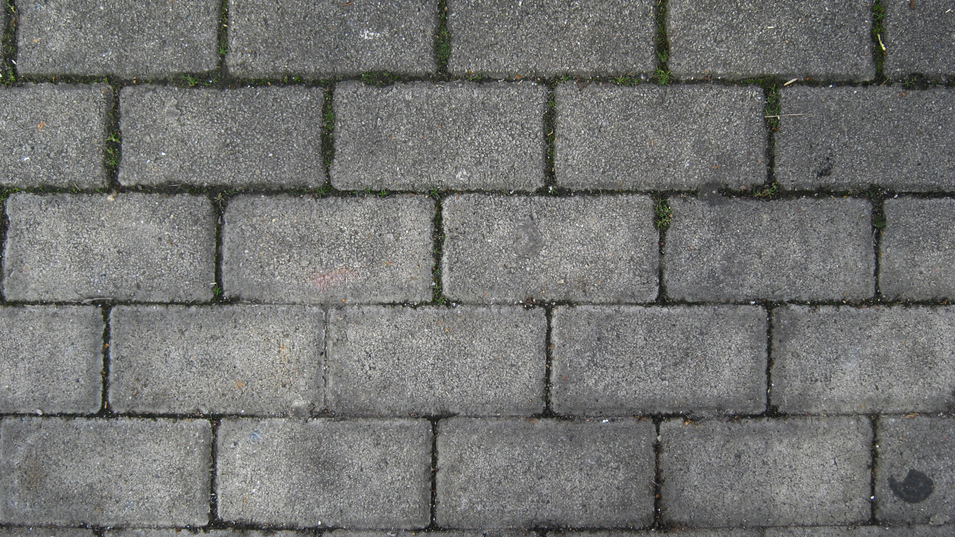 Grey and Brown Brick Pavement. Wallpaper in 1366x768 Resolution