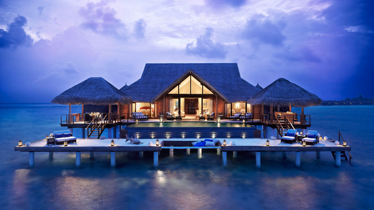 Taj Exotica Resort 马尔代夫, 度假, 度假村, 酒店, 热带地区 壁纸 1280x720 允许