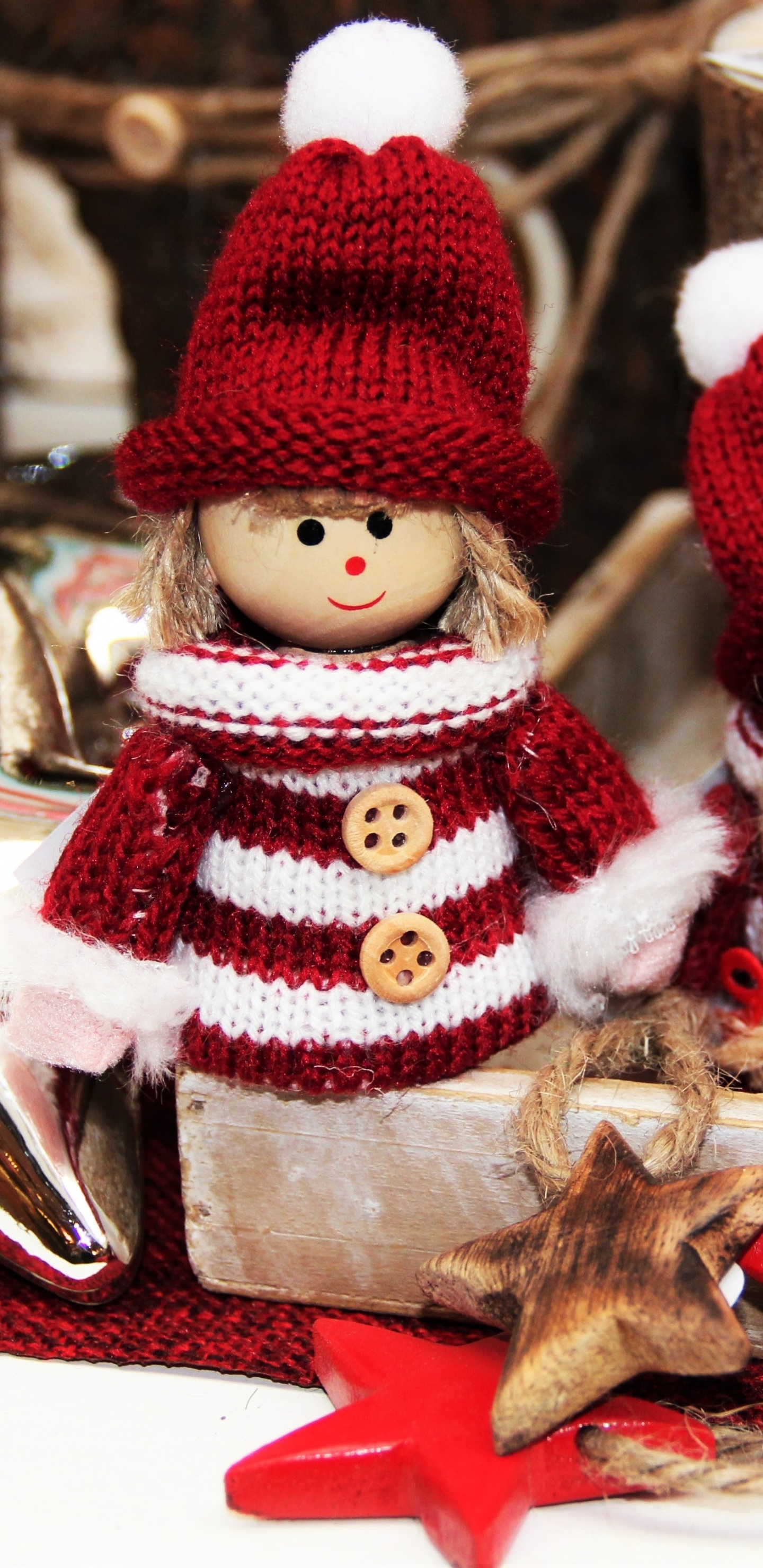 Weihnachten, Weihnachtsmann, Christmas Ornament, Spielzeug, Weihnachtsdekoration. Wallpaper in 1440x2960 Resolution