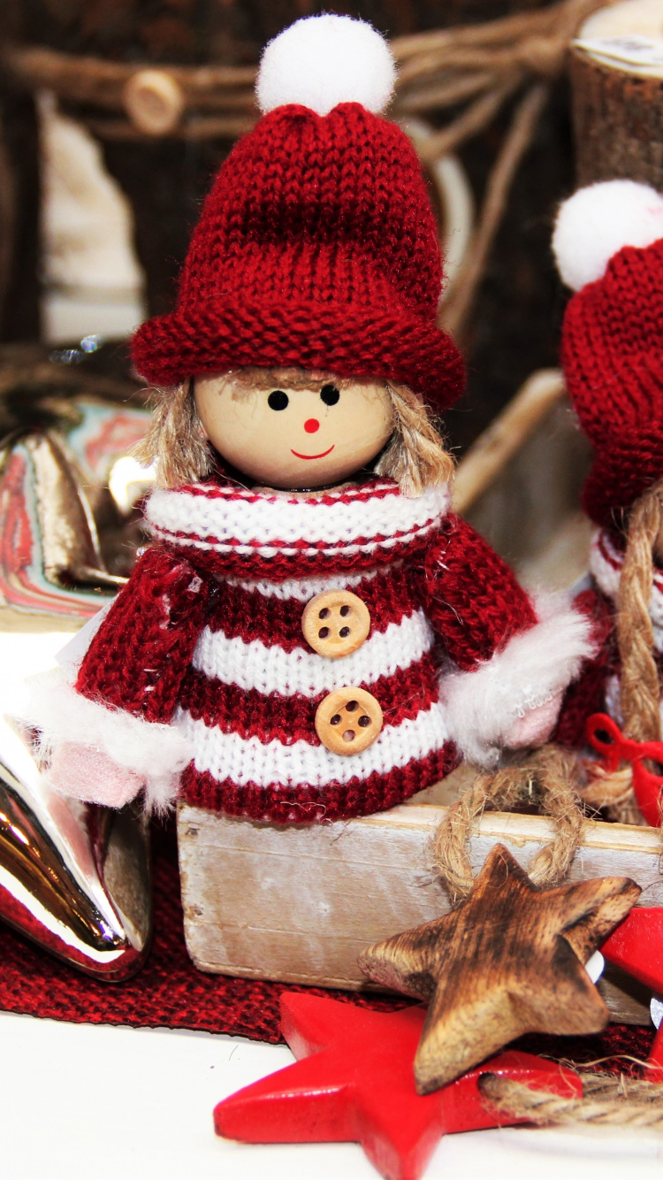 Weihnachten, Weihnachtsmann, Christmas Ornament, Spielzeug, Weihnachtsdekoration. Wallpaper in 750x1334 Resolution