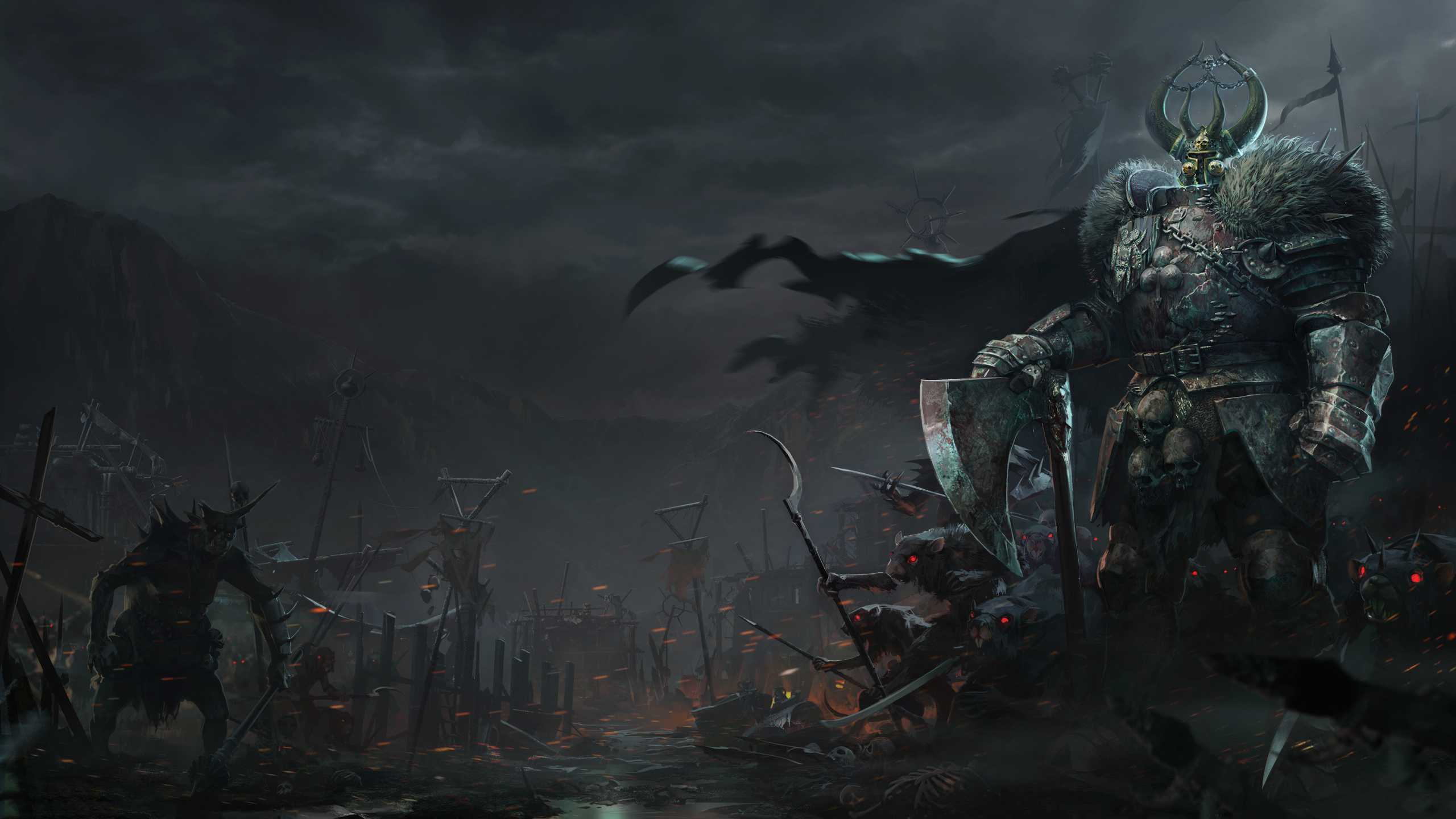 Warhammer, Pc-Spiel, Digital Compositing, Adventure, Strategie-video-Spiel. Wallpaper in 2560x1440 Resolution