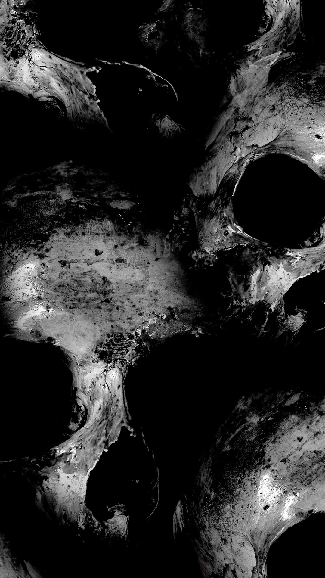 Schwarz, Schwarz Und Weiß, Holz, Stamm, Muster. Wallpaper in 1080x1920 Resolution