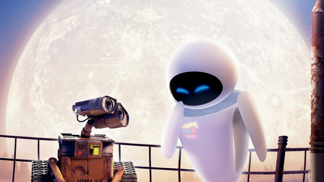 Wall-E, Wall-e-Plakat, Pixar, Film-poster, Poster. Wallpaper in 1366x768 Resolution