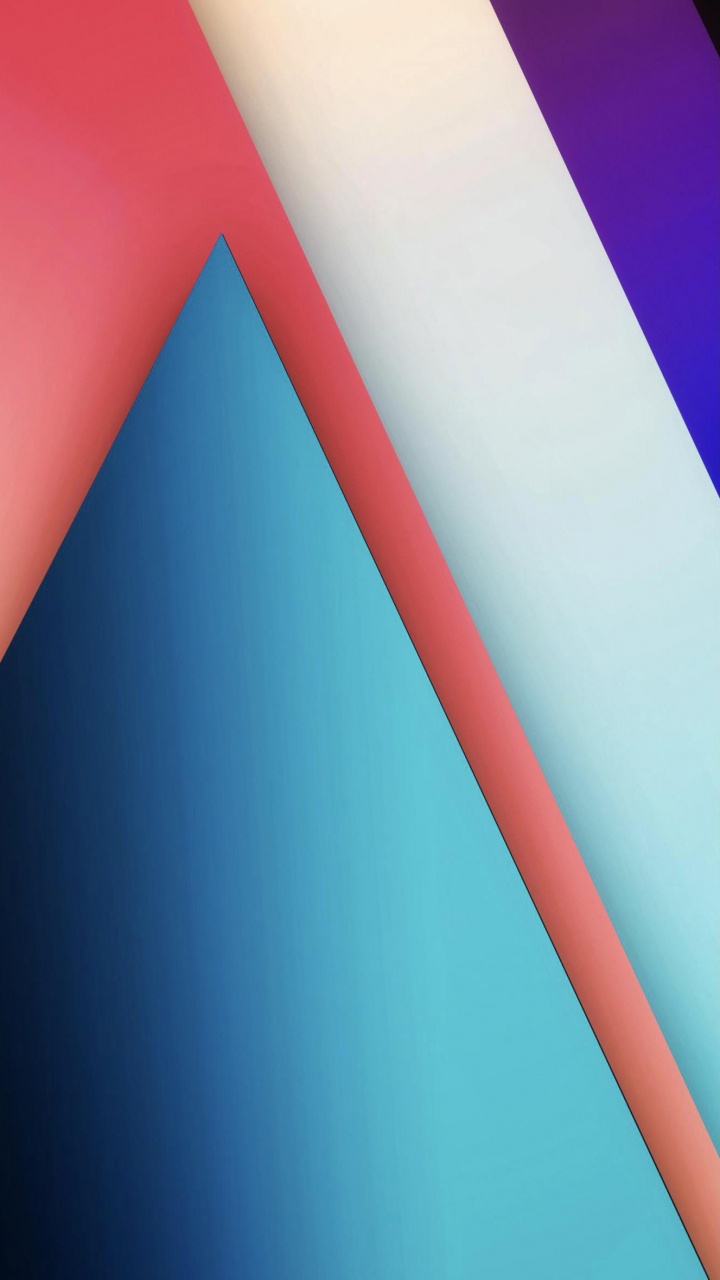 Licht, Azure, Dreieck, Orange, Pink. Wallpaper in 720x1280 Resolution