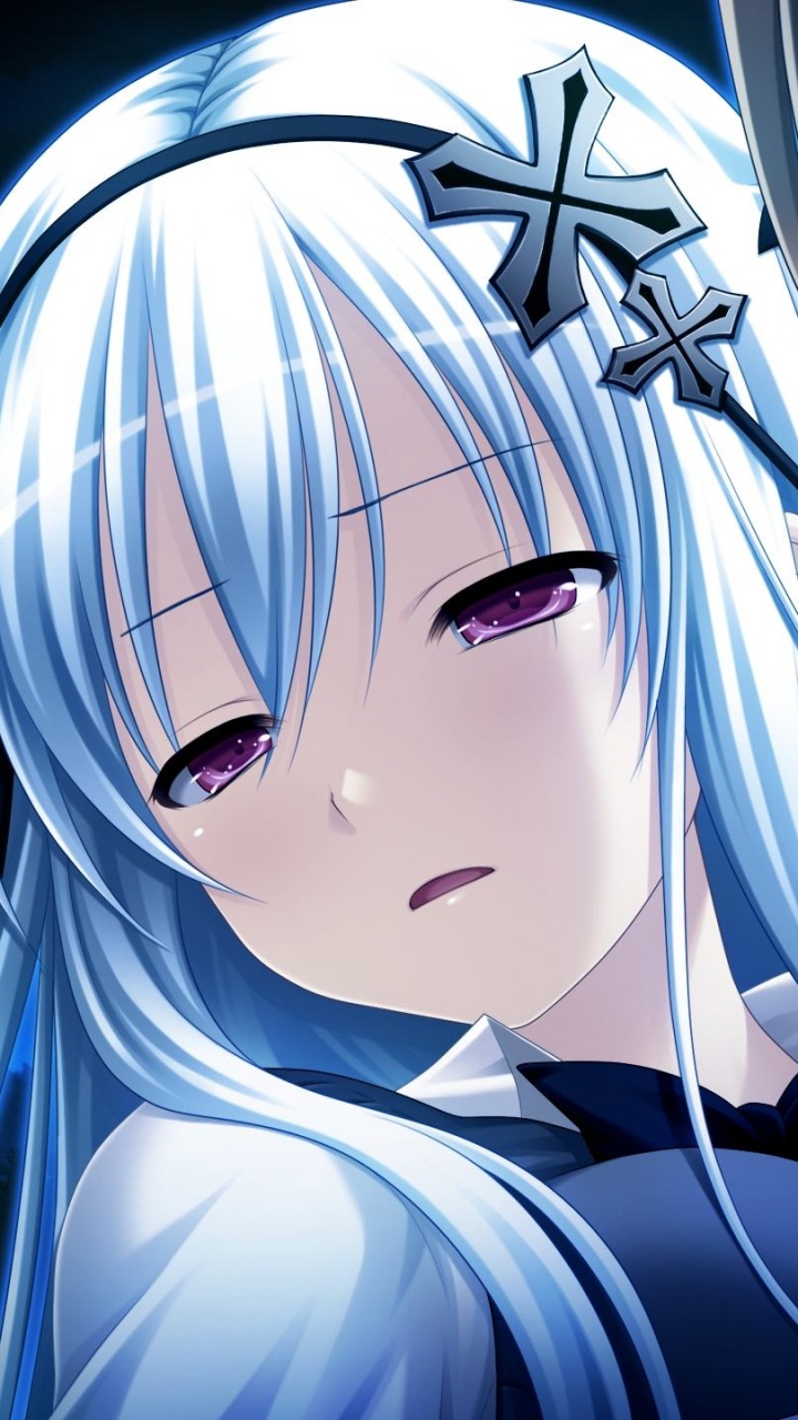 Personaje de Anime Masculino de Pelo Blanco. Wallpaper in 720x1280 Resolution