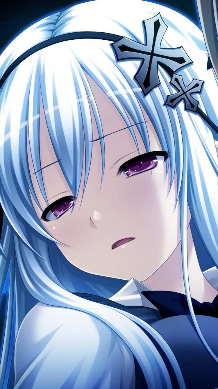 死神, 长长的头发, 姬切, 女孩 壁纸 750x1334 允许