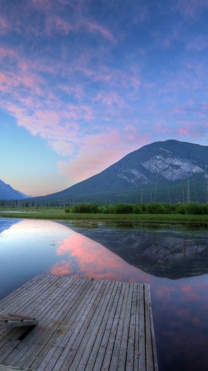 Brown Wooden Dock on Lake During Daytime. Wallpaper in 720x1280 Resolution