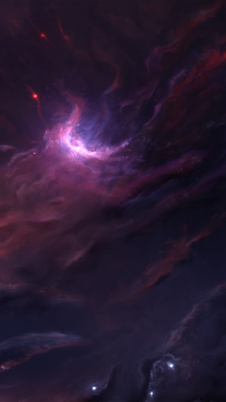 Peinture Abstraite Blanche et Noire. Wallpaper in 720x1280 Resolution