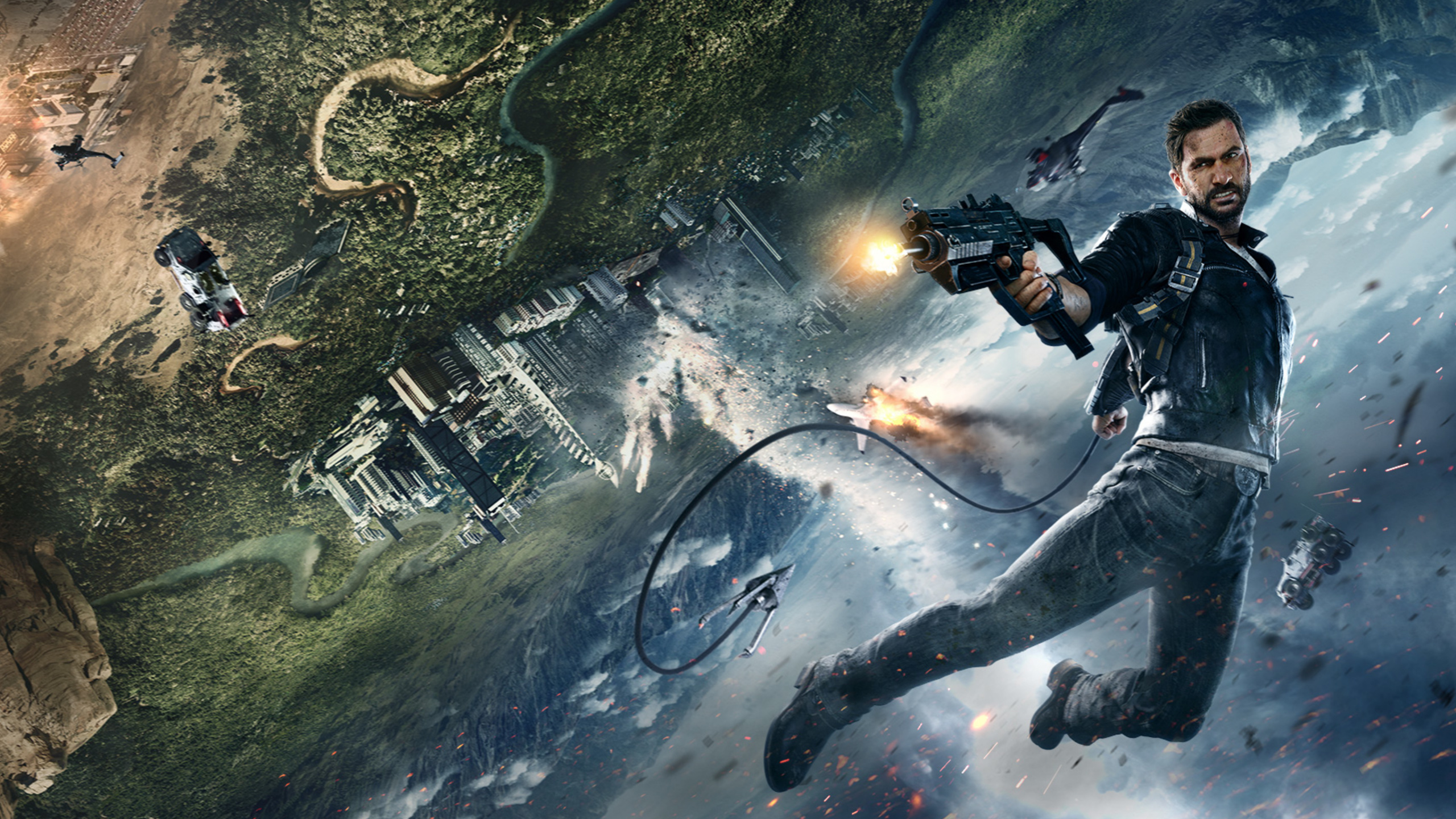 Gerechte Sache, Open World, Games, Digital Compositing, Pc-Spiel. Wallpaper in 2560x1440 Resolution