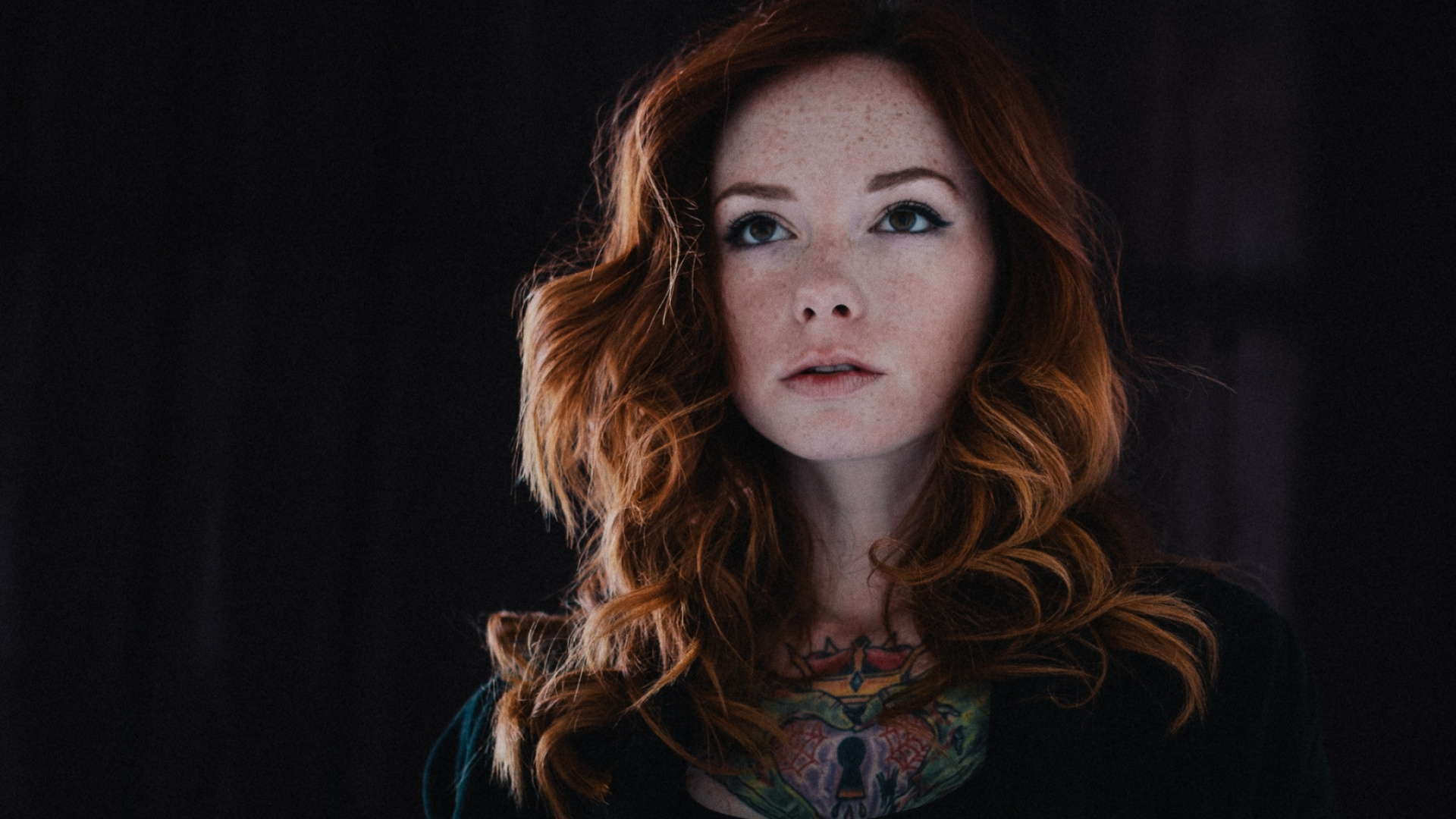 Red Hair, Beauty, Portrait, Girl, Brown Hair. Wallpaper in 1920x1080 Resolution