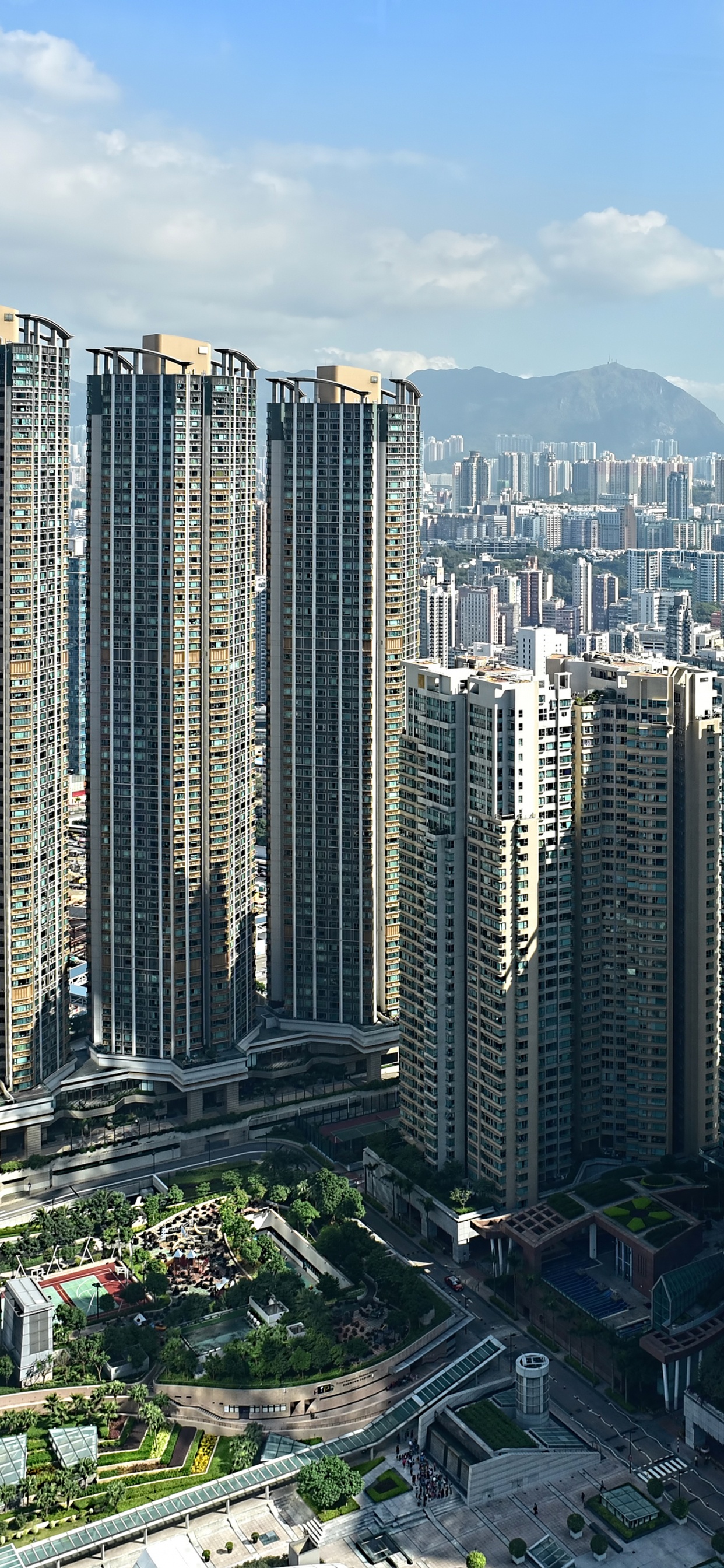 香港, 城市, 大都会, 城市景观, 塔块 壁纸 1242x2688 允许