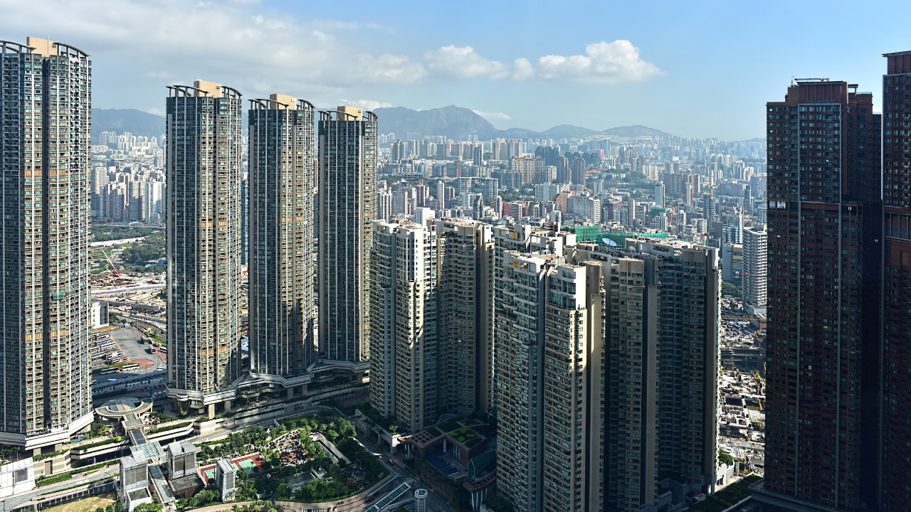 香港, 城市, 大都会, 城市景观, 塔块 壁纸 1280x720 允许