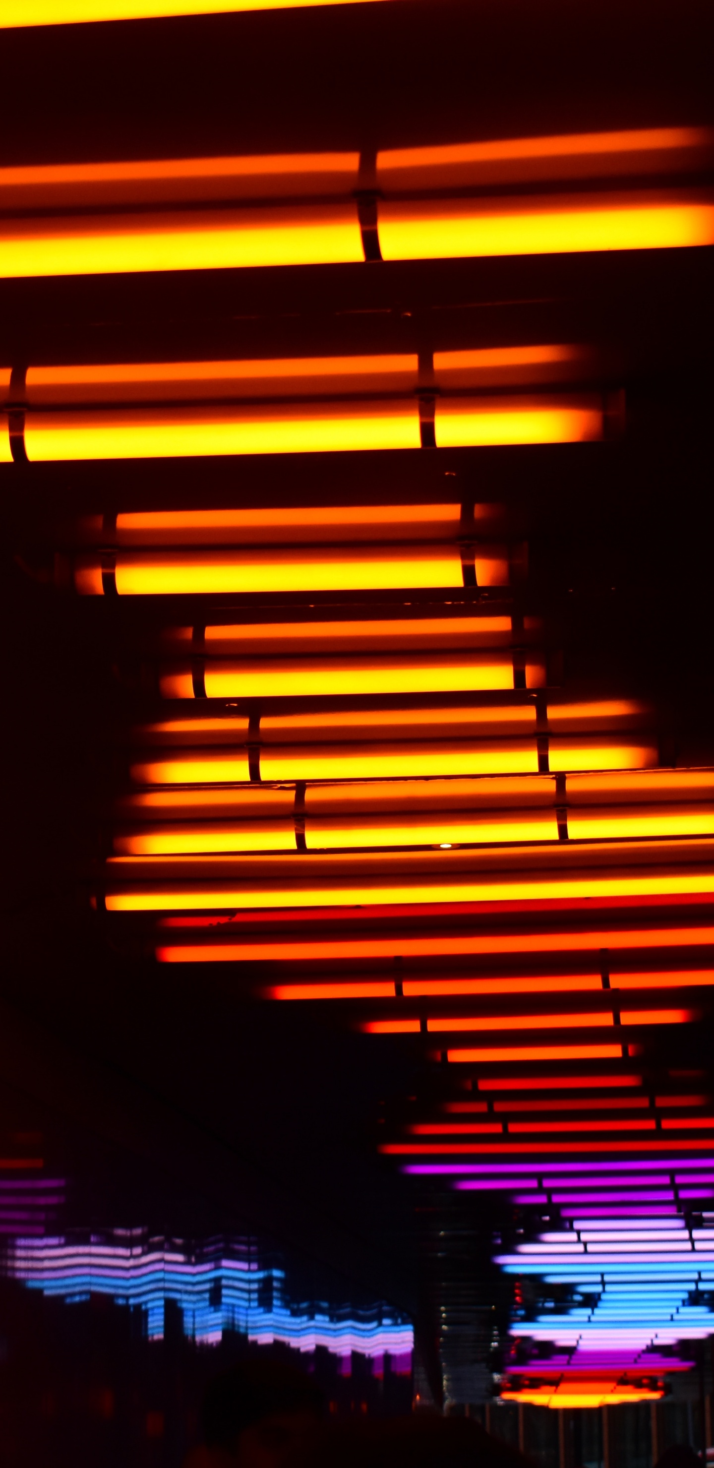 Brown Wooden Framed Window Blinds. Wallpaper in 1440x2960 Resolution