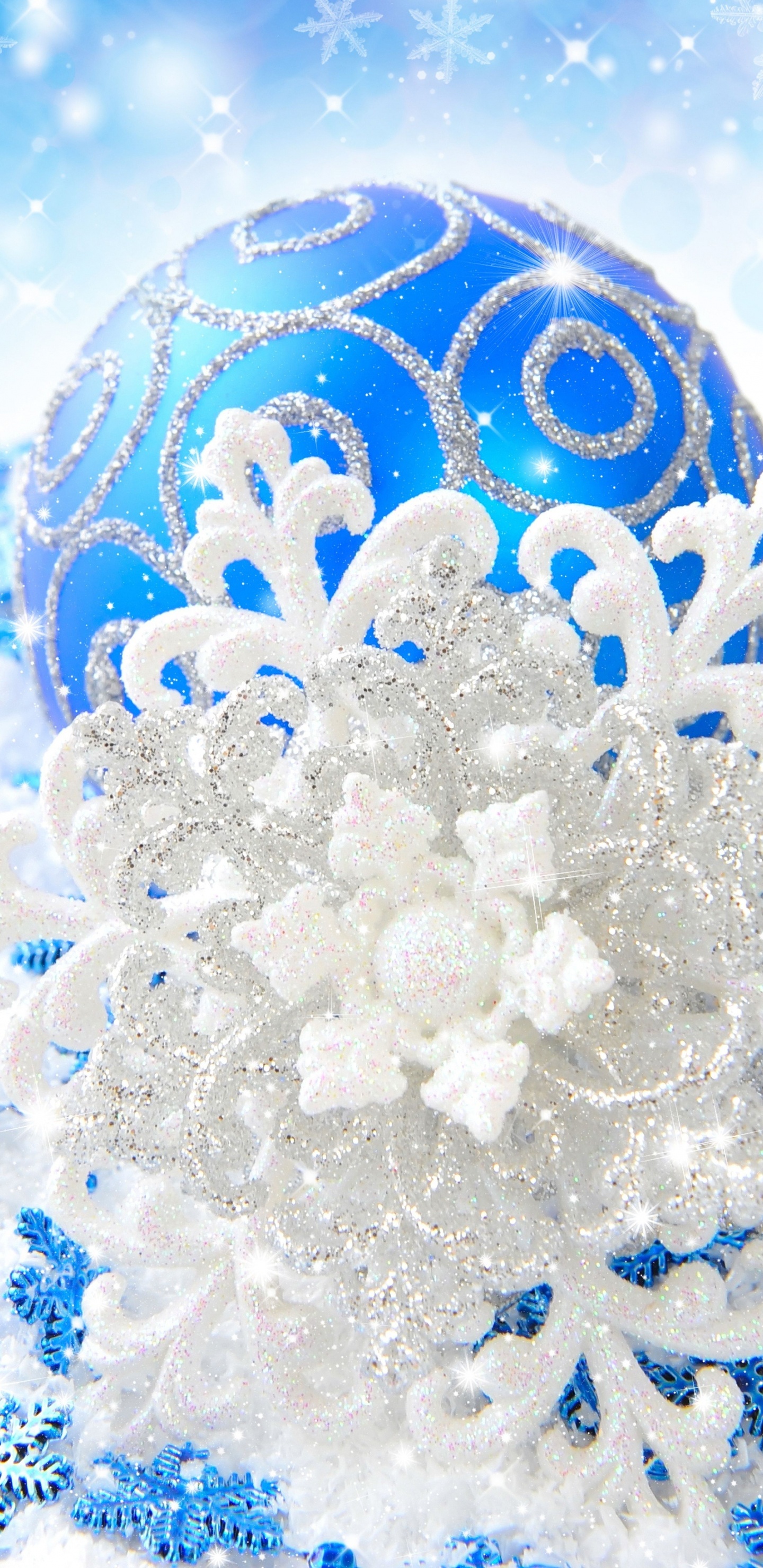 Flocon, Le Jour De Noël, Glace, Jour, la Journée. Wallpaper in 1440x2960 Resolution