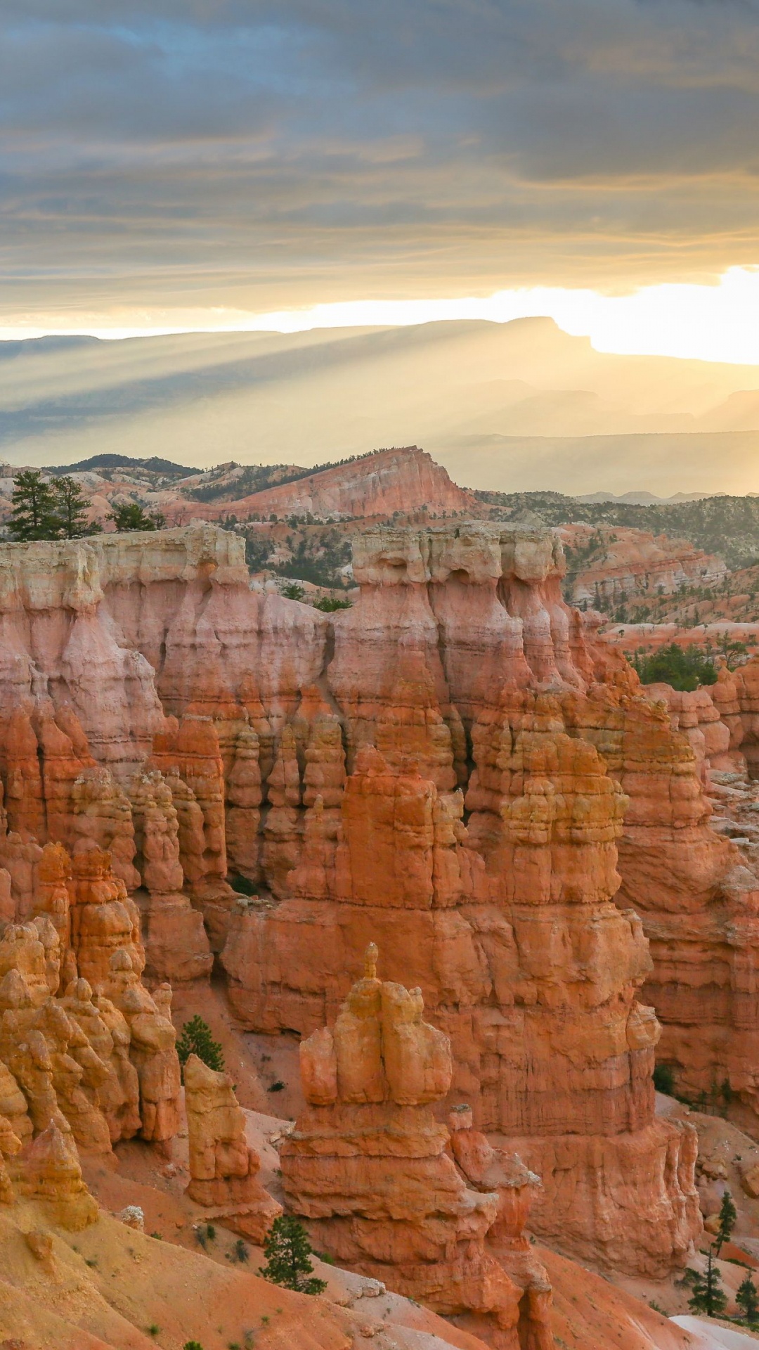 Brown Rock Formation Under White Clouds During Daytime. Wallpaper in 1080x1920 Resolution