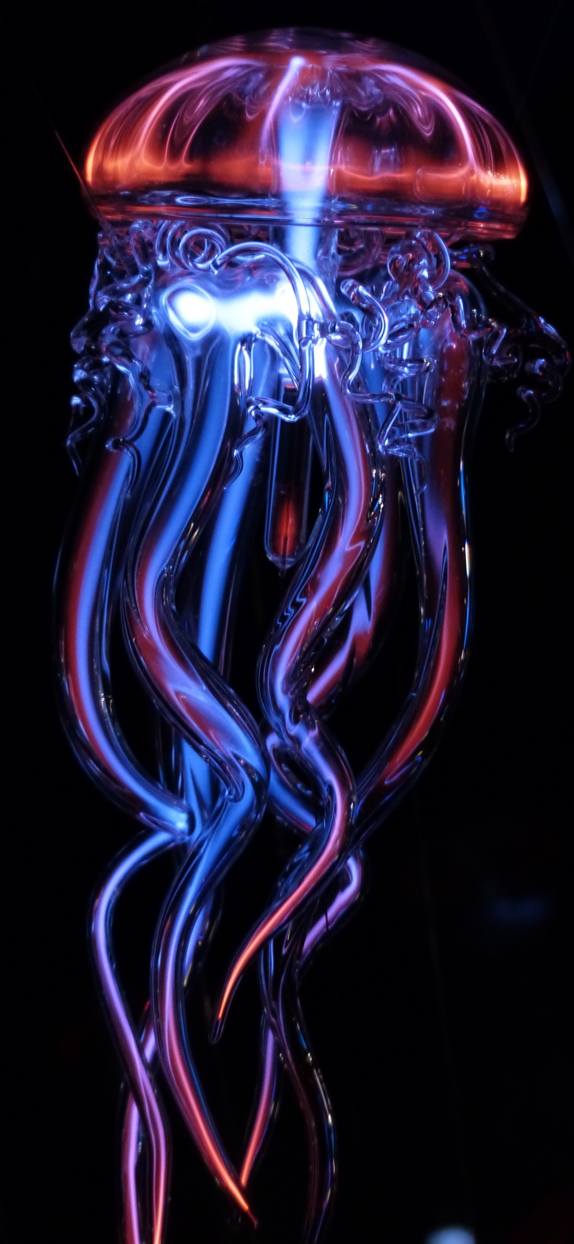 Ilustración de Humo Azul y Blanco. Wallpaper in 1125x2436 Resolution