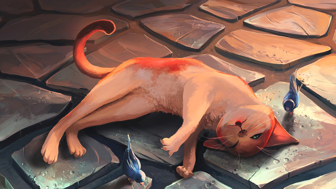 Brauner Kurzhaariger Hund Auf Braunem Holzboden. Wallpaper in 1280x720 Resolution