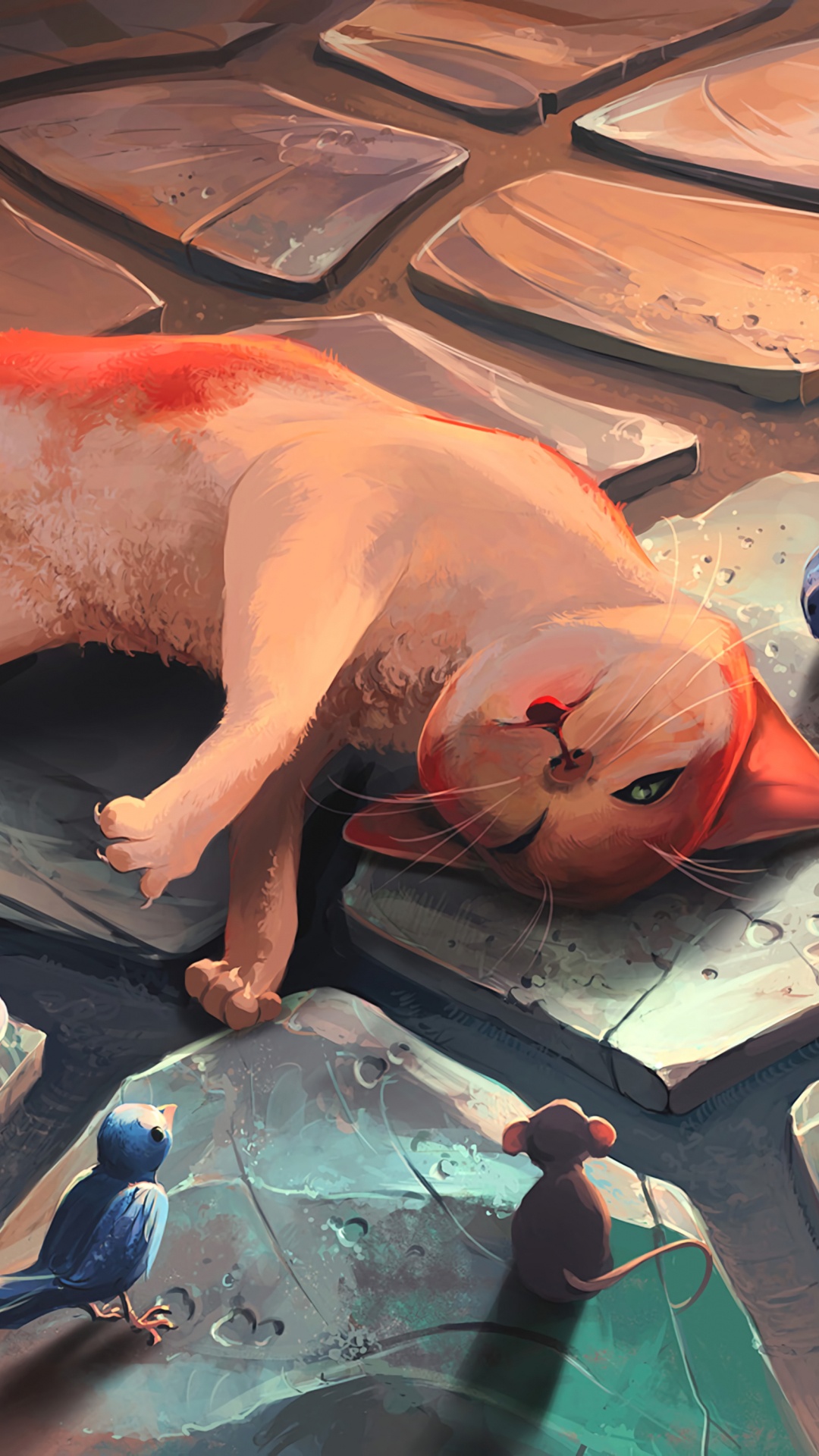 数码艺术, 艺术, 创造性的艺术, 小鹿, Sin 壁纸 1080x1920 允许