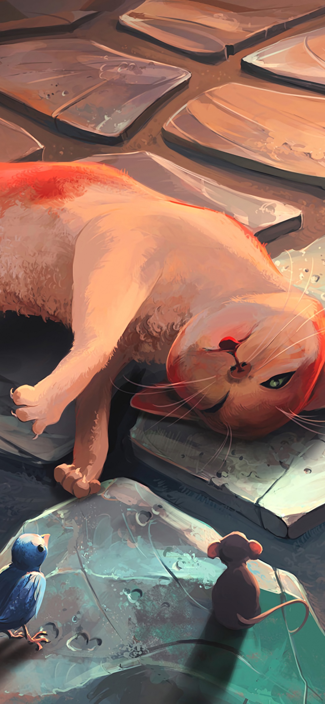 数码艺术, 艺术, 创造性的艺术, 小鹿, Sin 壁纸 1125x2436 允许