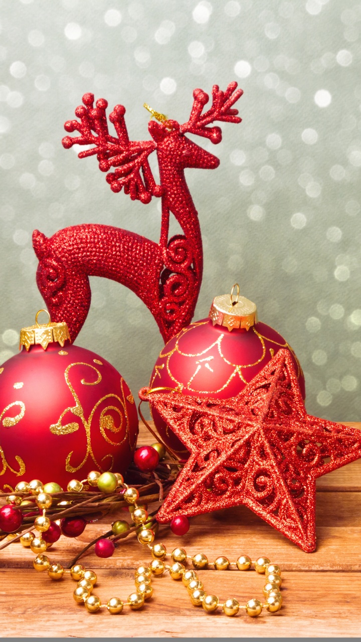 Weihnachten, Weihnachtsdekoration, Christmas Ornament, Neujahr, Dekor. Wallpaper in 720x1280 Resolution