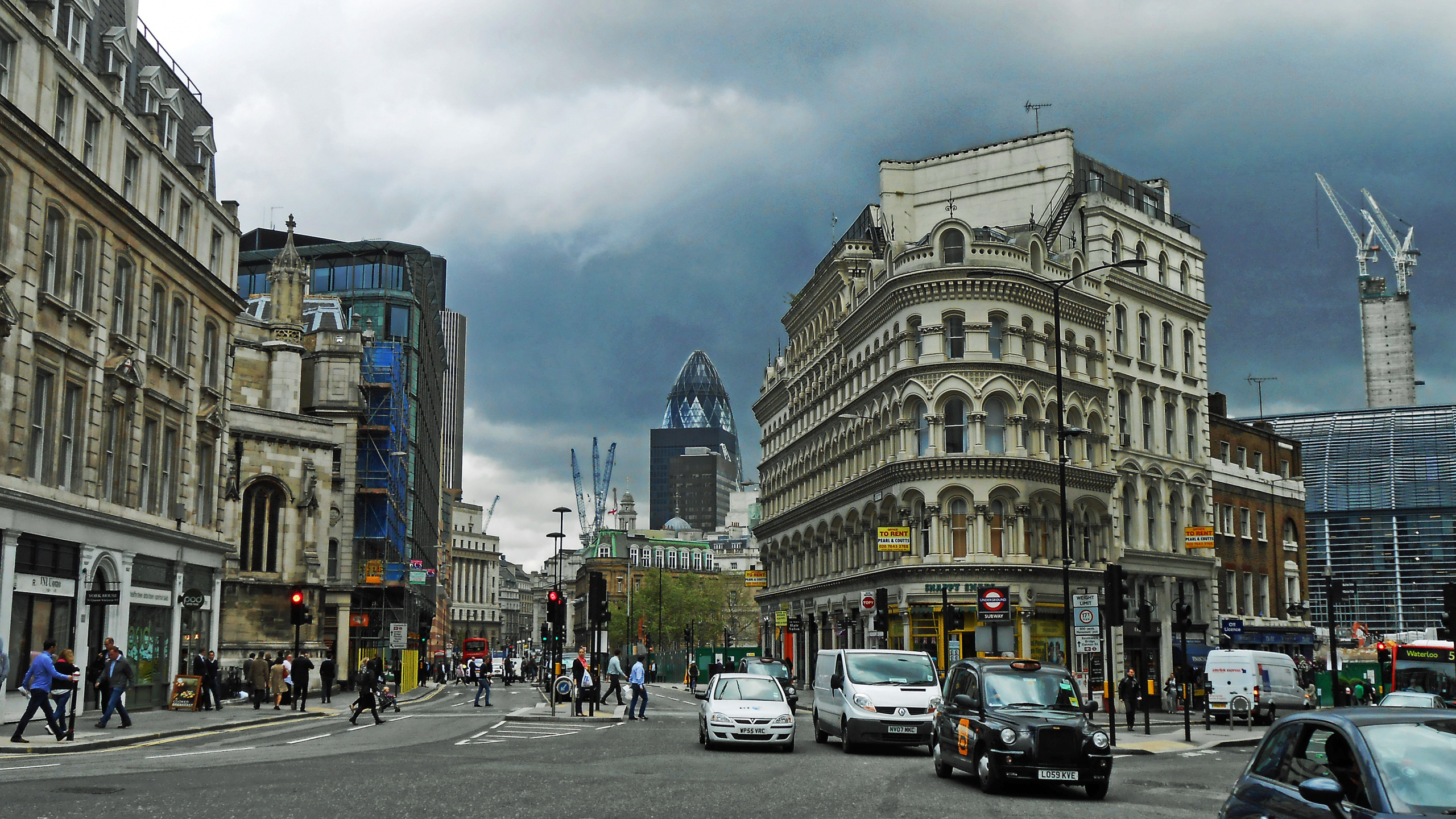 城市, 大都会, 街, 里程碑, 基础设施 壁纸 2560x1440 允许