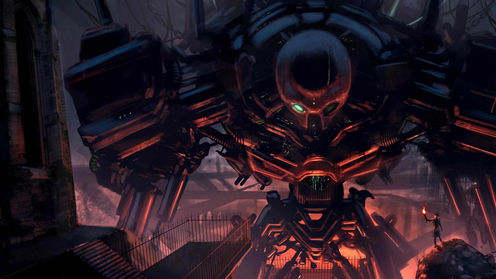 Nave Espacial Negra y Gris. Wallpaper in 1920x1080 Resolution